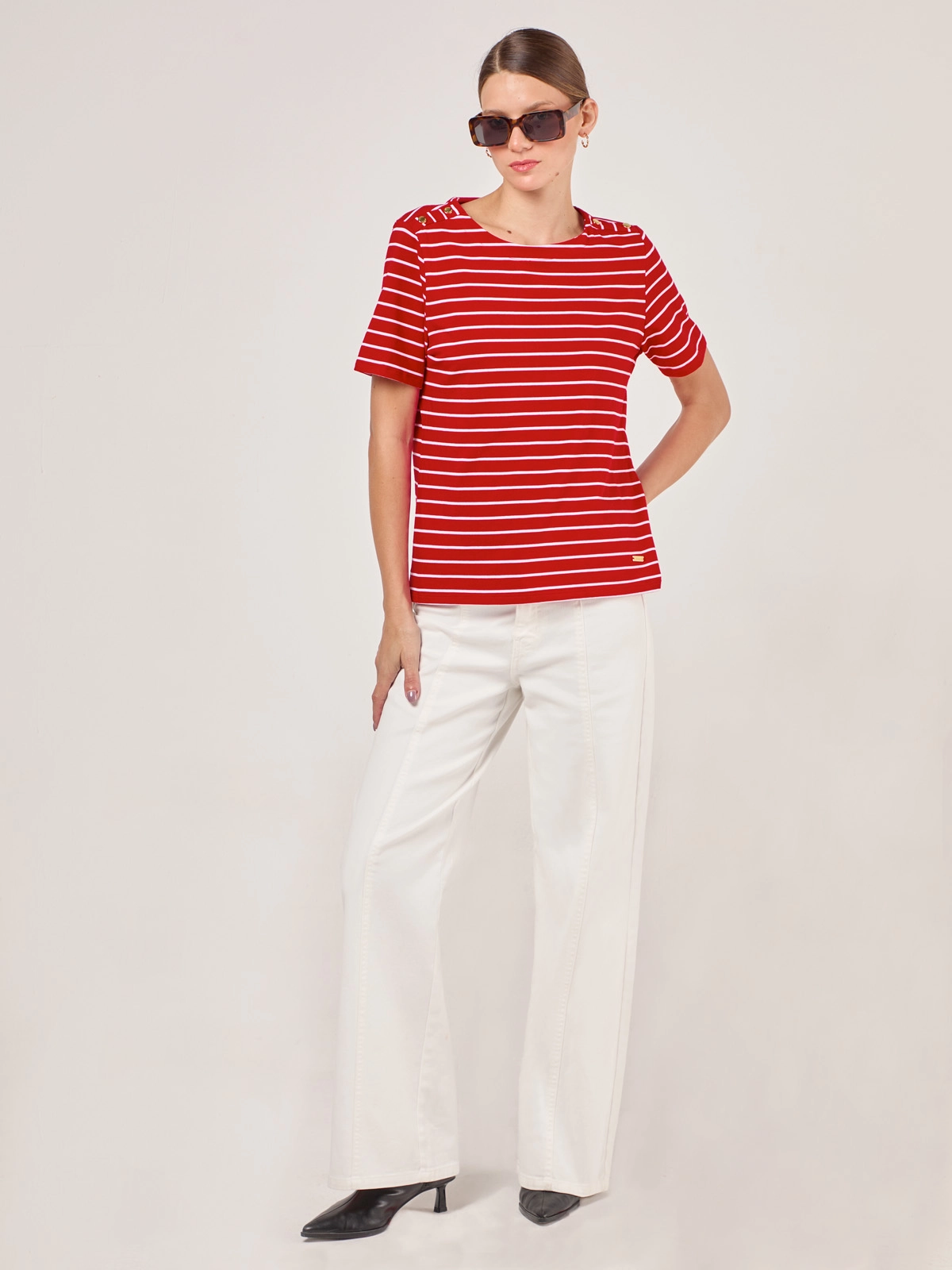 POLO MANGA CORTA ALGODÓN MUJER CACHAREL - 6