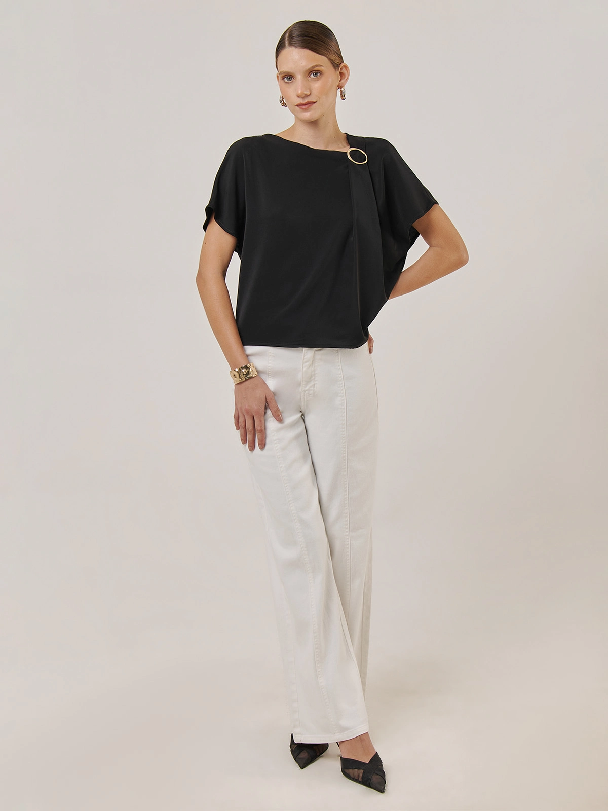 BLUSA MANGA CORTA MUJER CACHAREL - 5