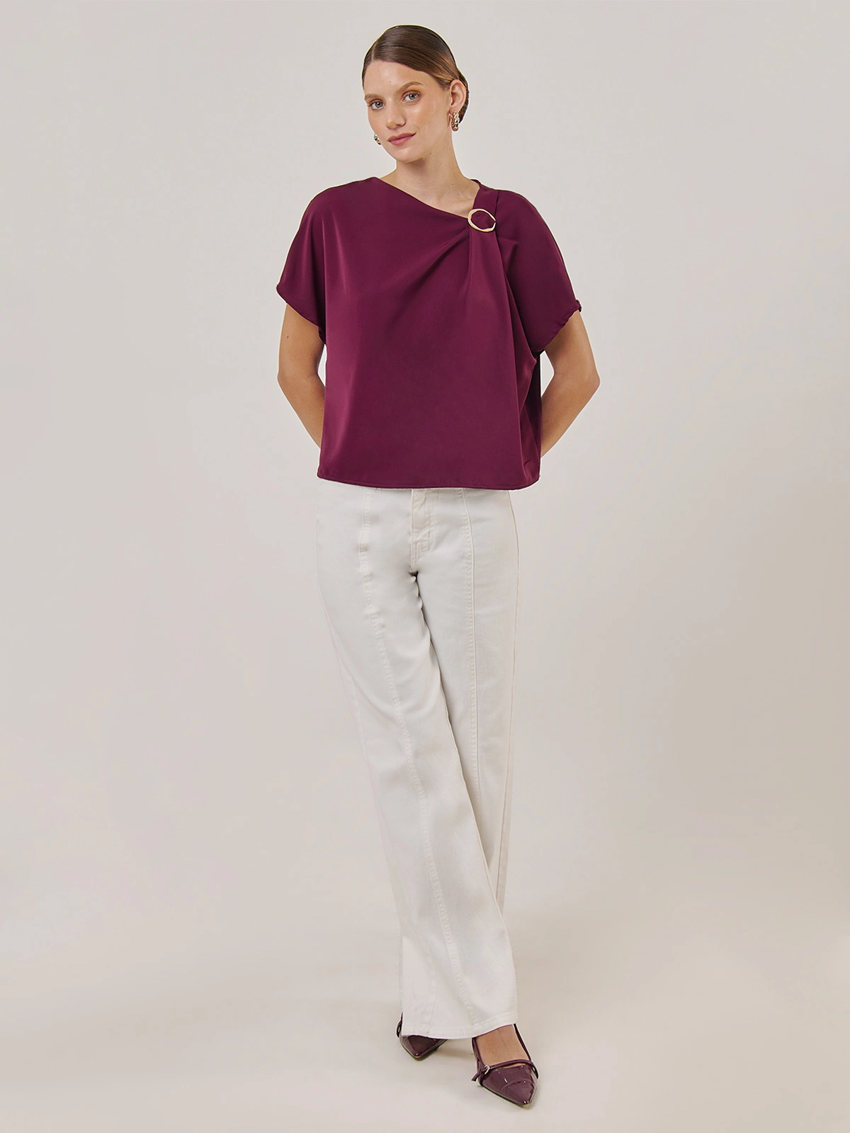 BLUSA MANGA CORTA MUJER CACHAREL - 5