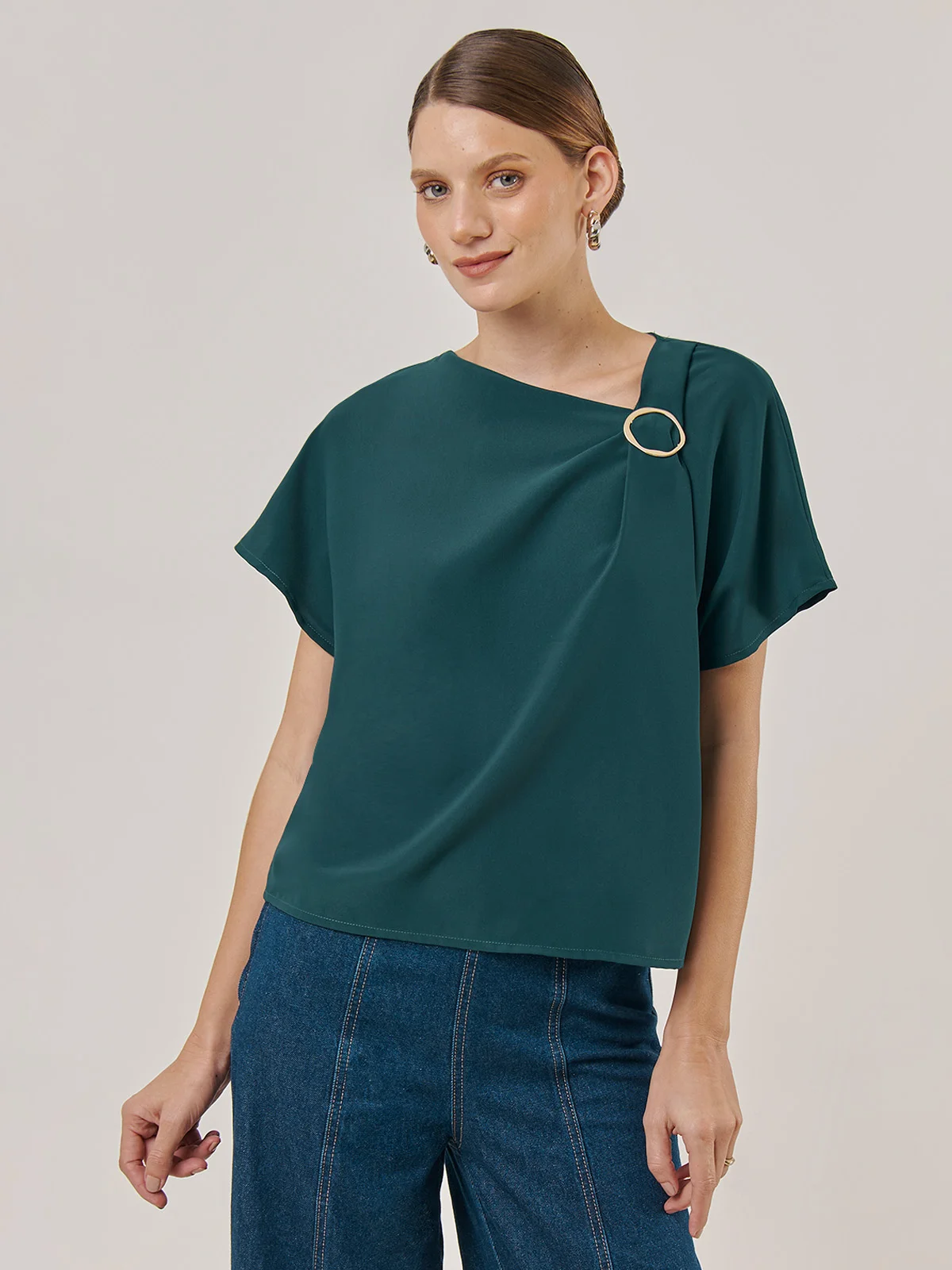 BLUSA MANGA CORTA MUJER CACHAREL - 1