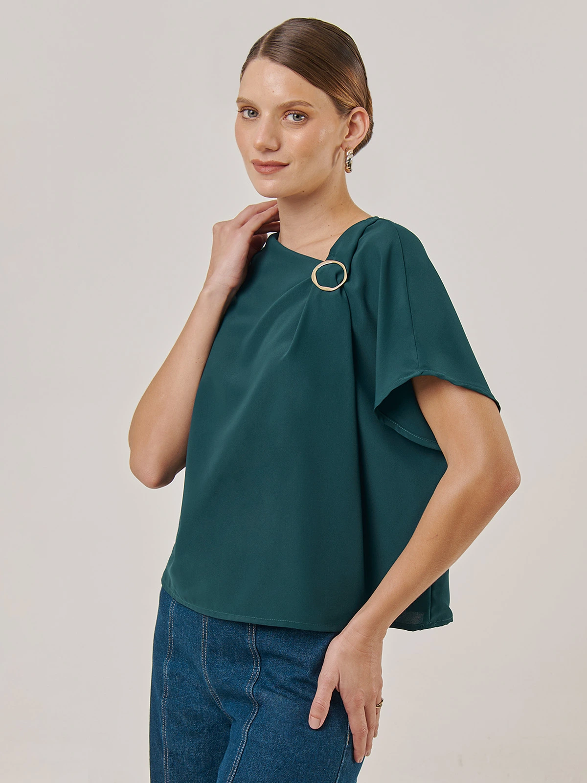 BLUSA MANGA CORTA MUJER CACHAREL - 3
