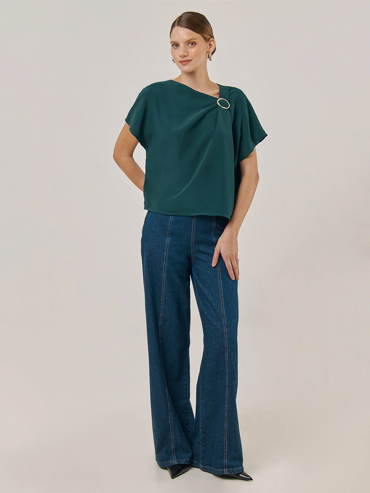 BLUSA MANGA CORTA MUJER CACHAREL - 5