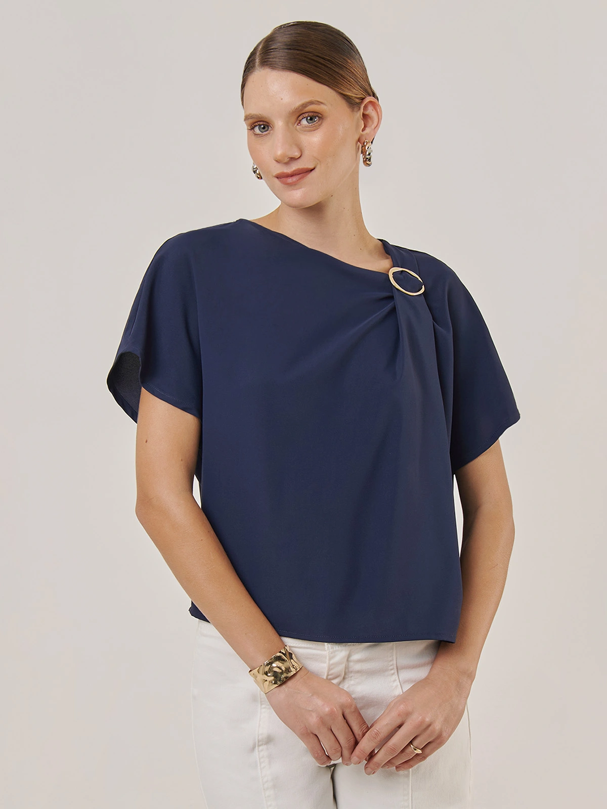 BLUSA MANGA CORTA MUJER CACHAREL - 1