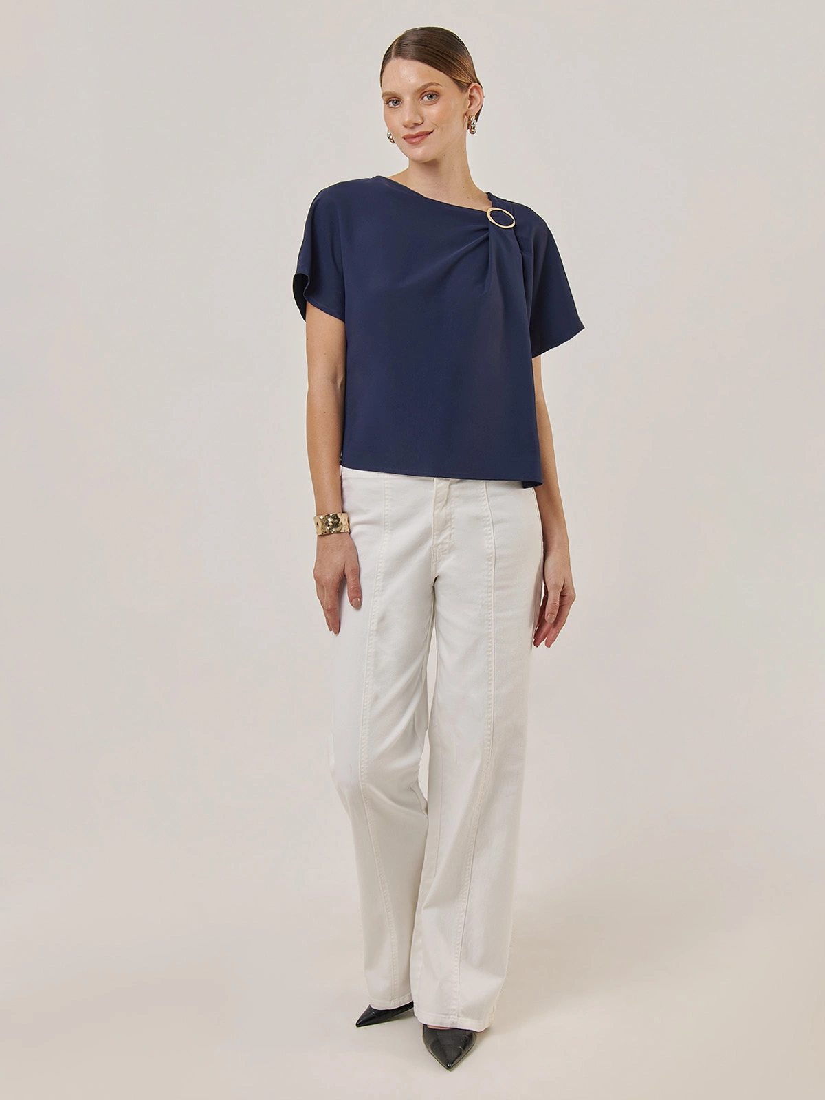 BLUSA MANGA CORTA MUJER CACHAREL - 5