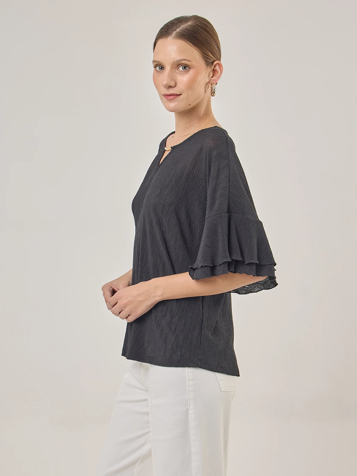 BLUSA MANGA CORTA MUJER CACHAREL - 3