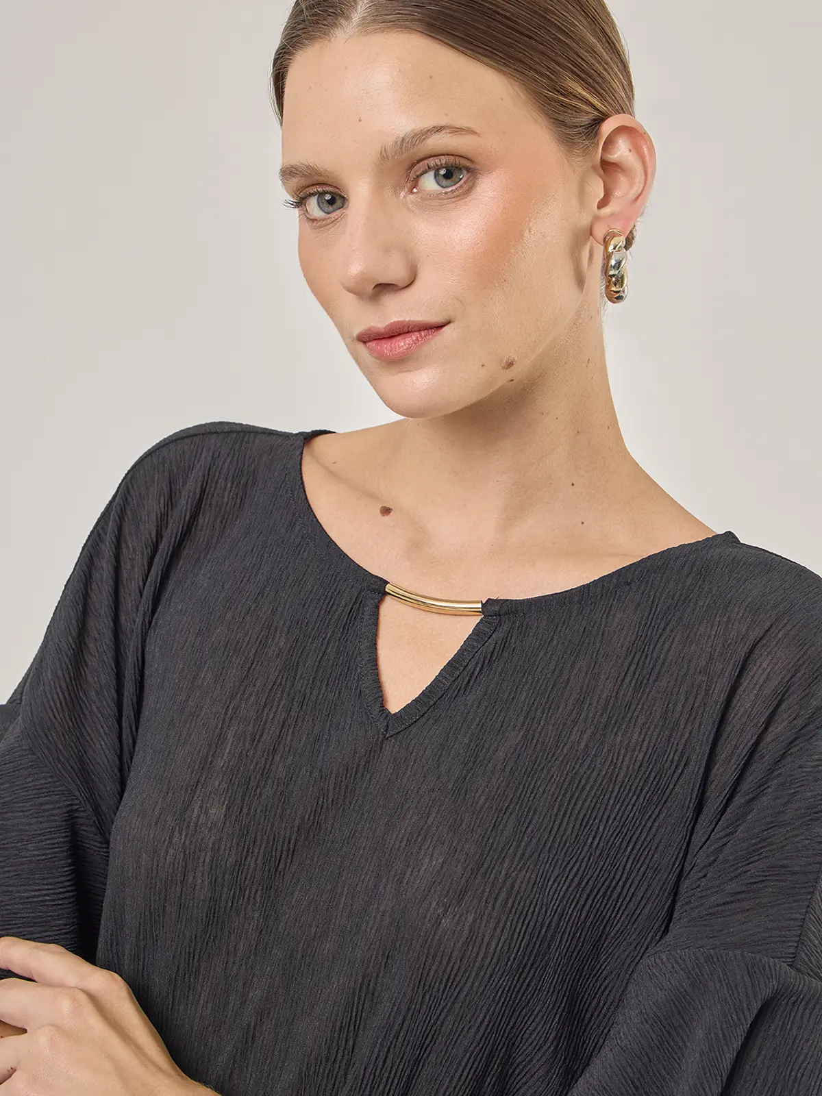 BLUSA MANGA CORTA MUJER CACHAREL - 4