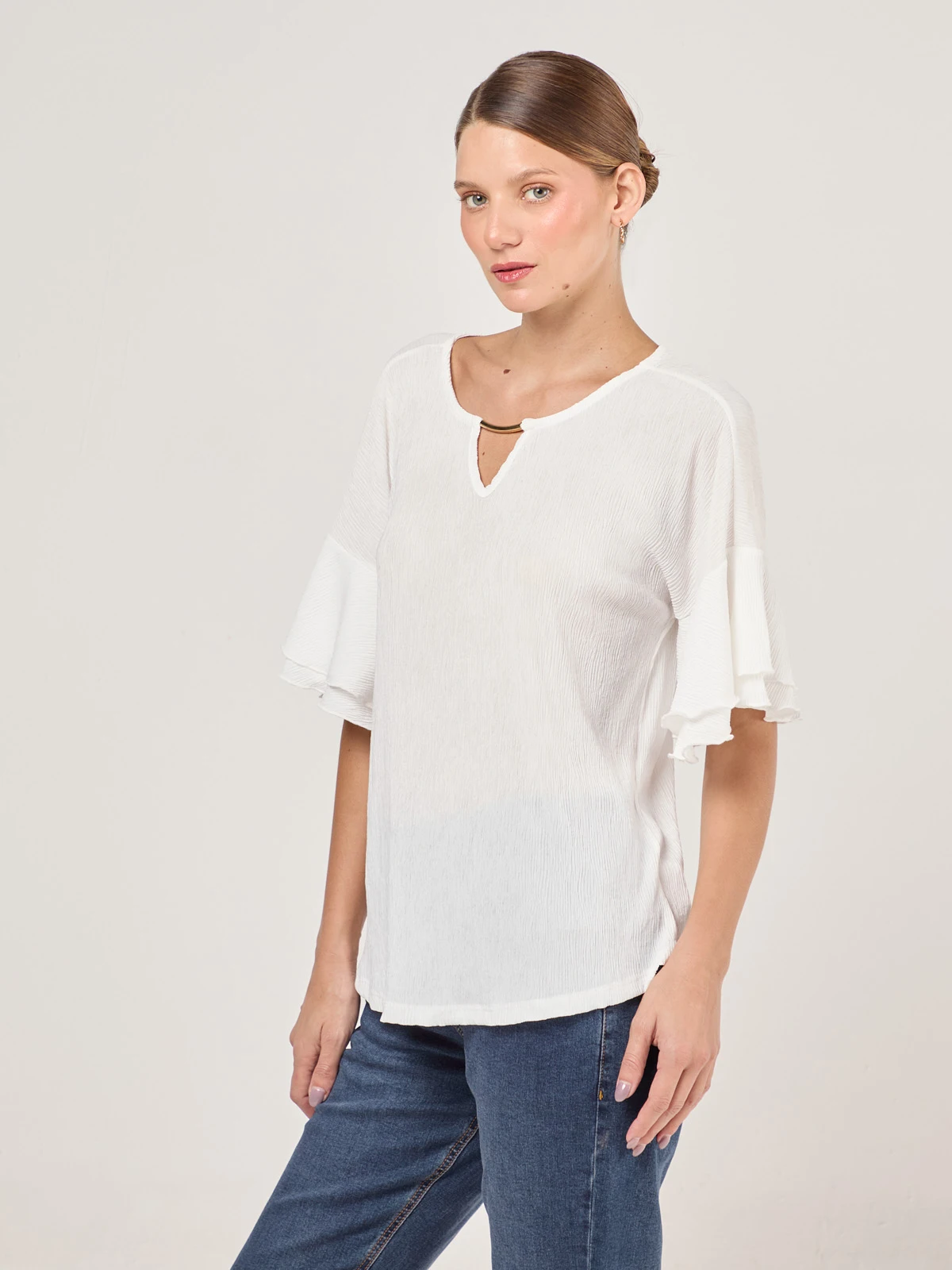 BLUSA MANGA CORTA MUJER CACHAREL - 3