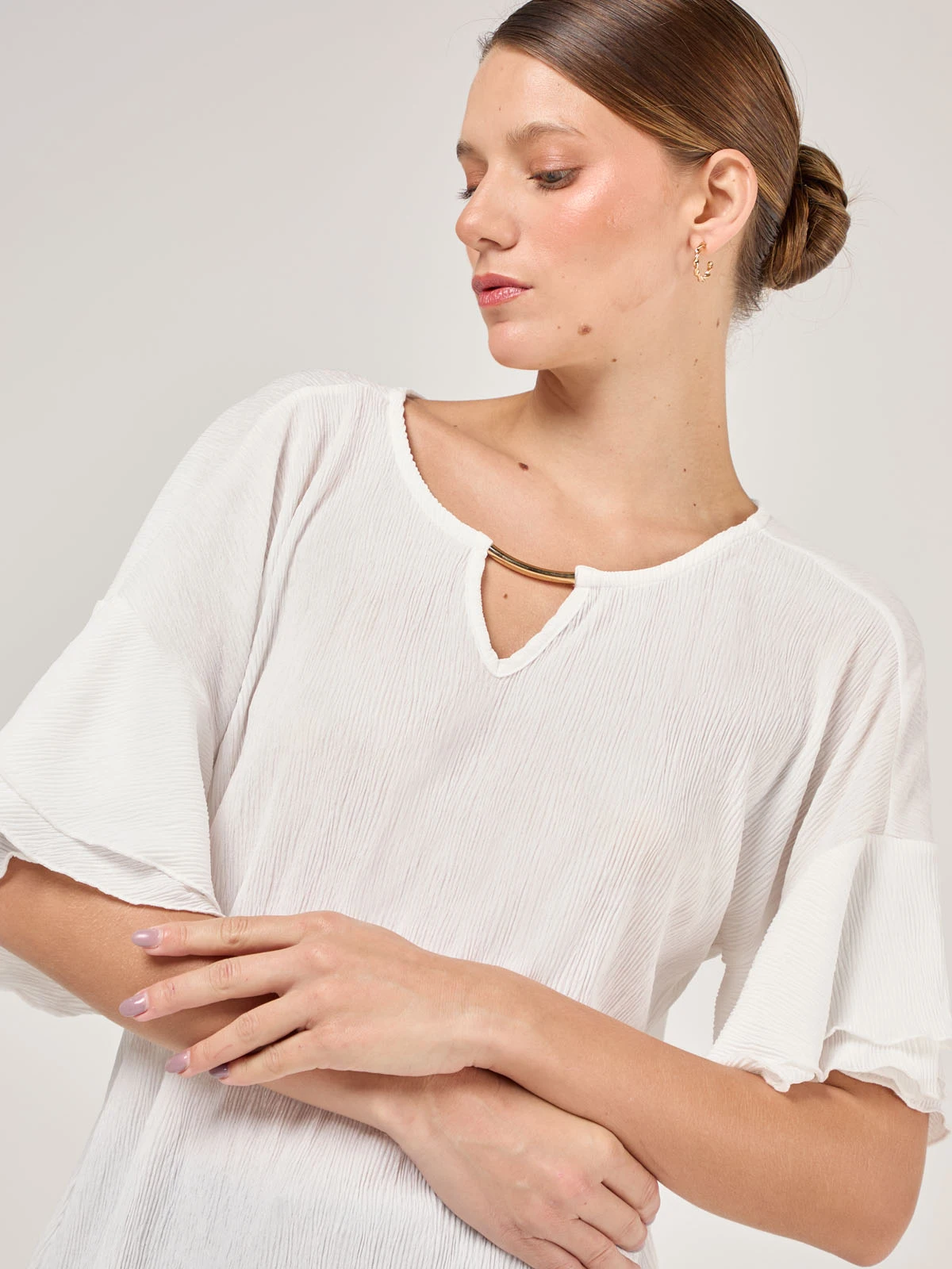 BLUSA MANGA CORTA MUJER CACHAREL - 4