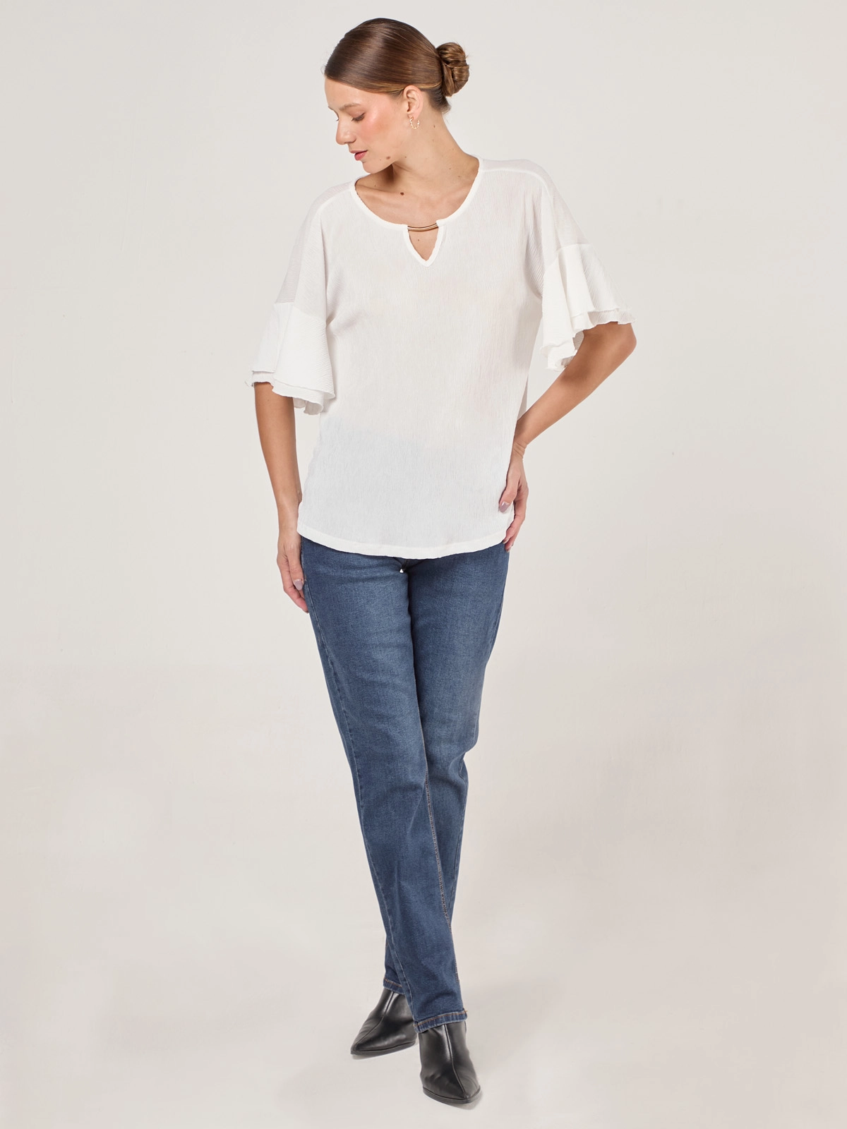BLUSA MANGA CORTA MUJER CACHAREL - 5