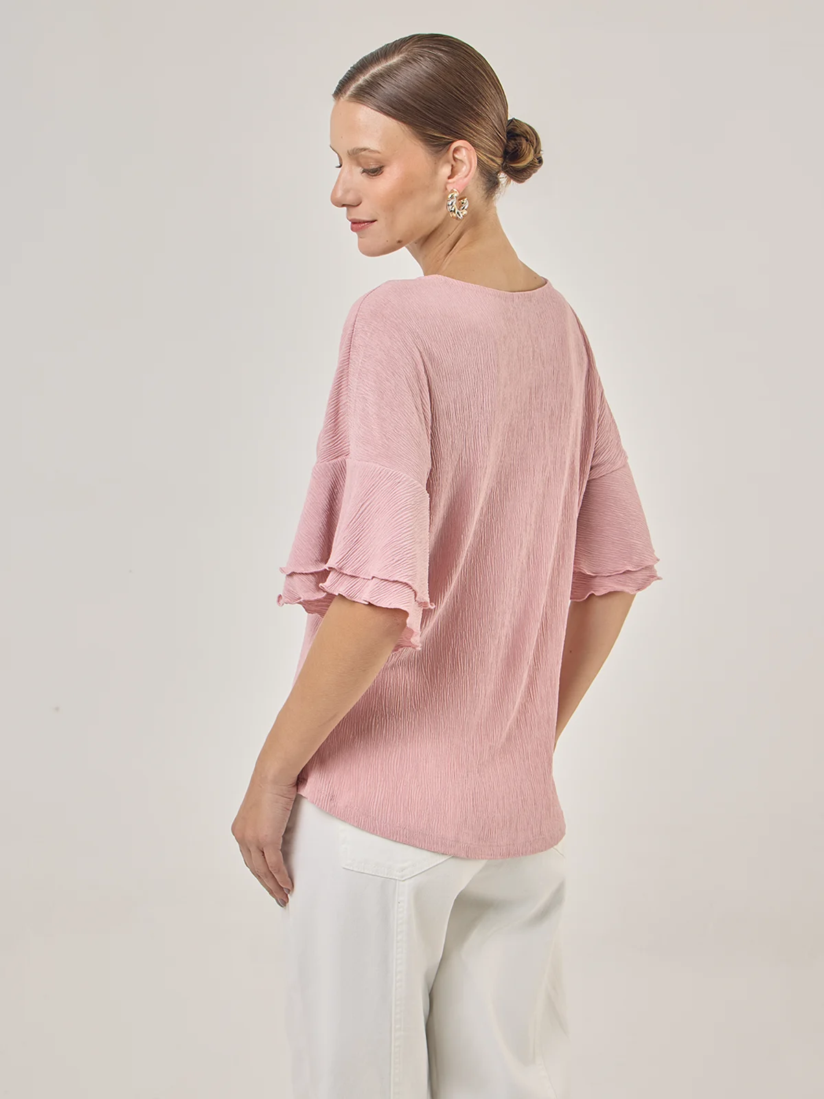 BLUSA MANGA CORTA MUJER CACHAREL - 2