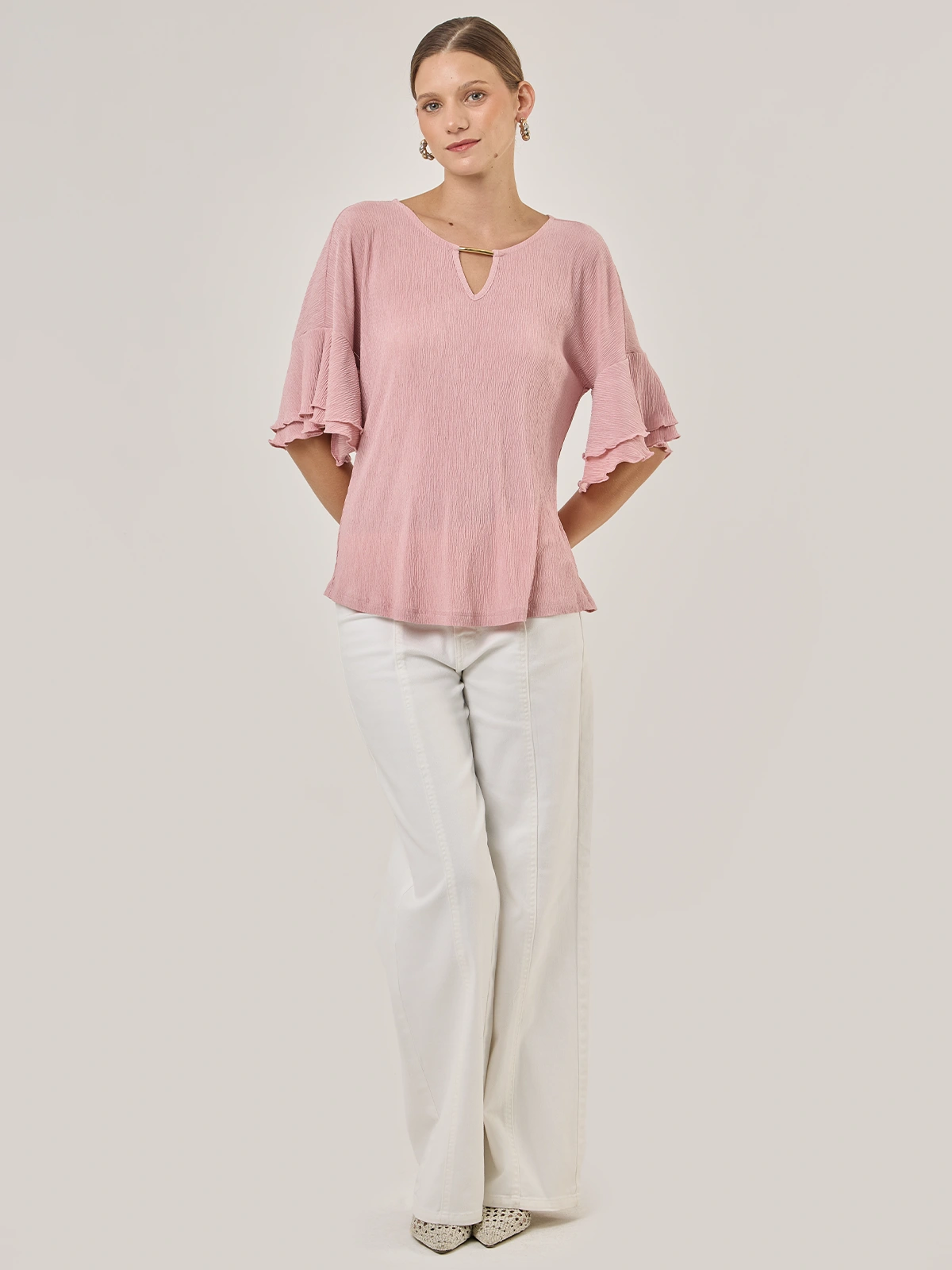 BLUSA MANGA CORTA MUJER CACHAREL - 5
