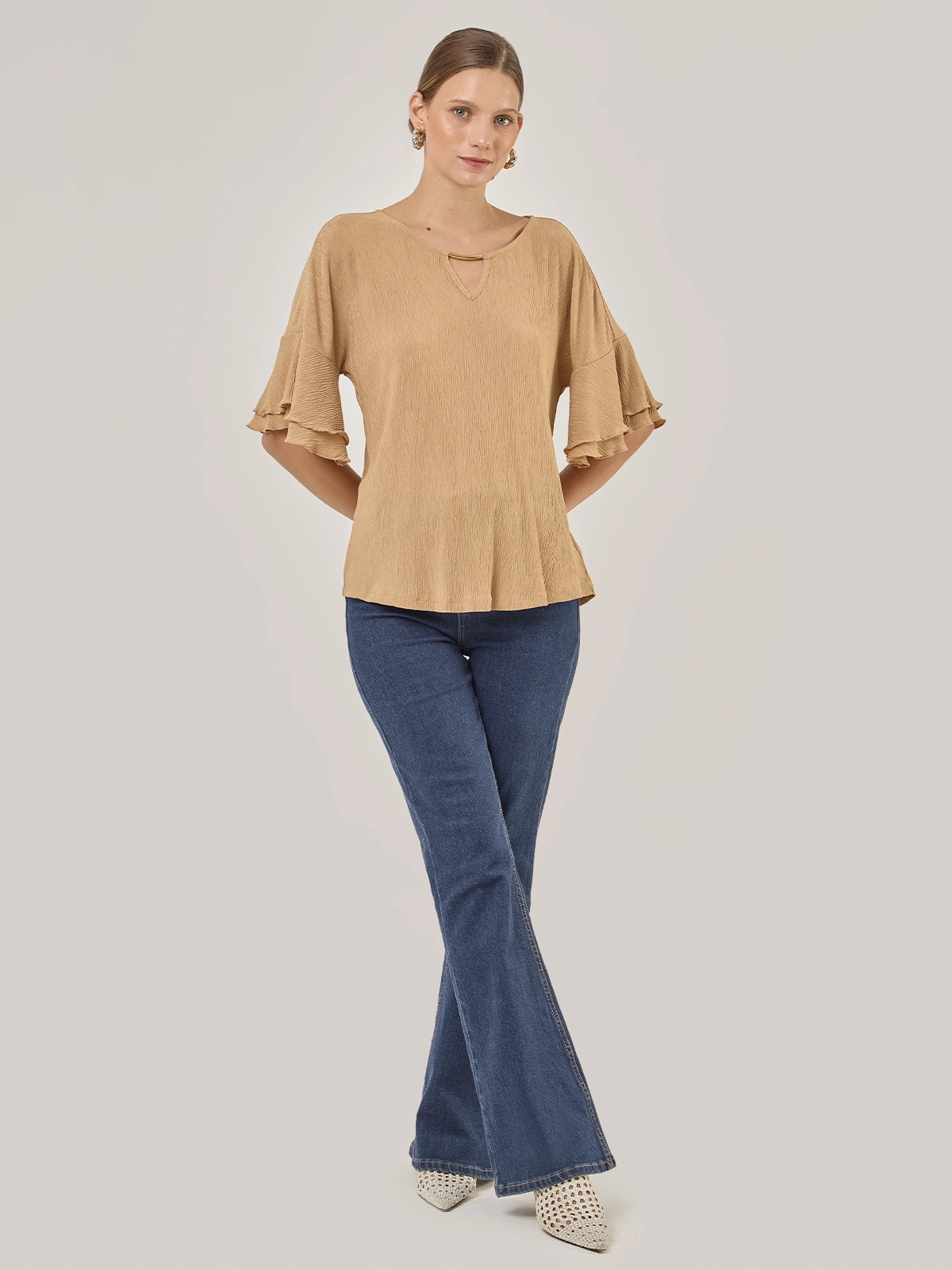 BLUSA MANGA CORTA MUJER CACHAREL - 5