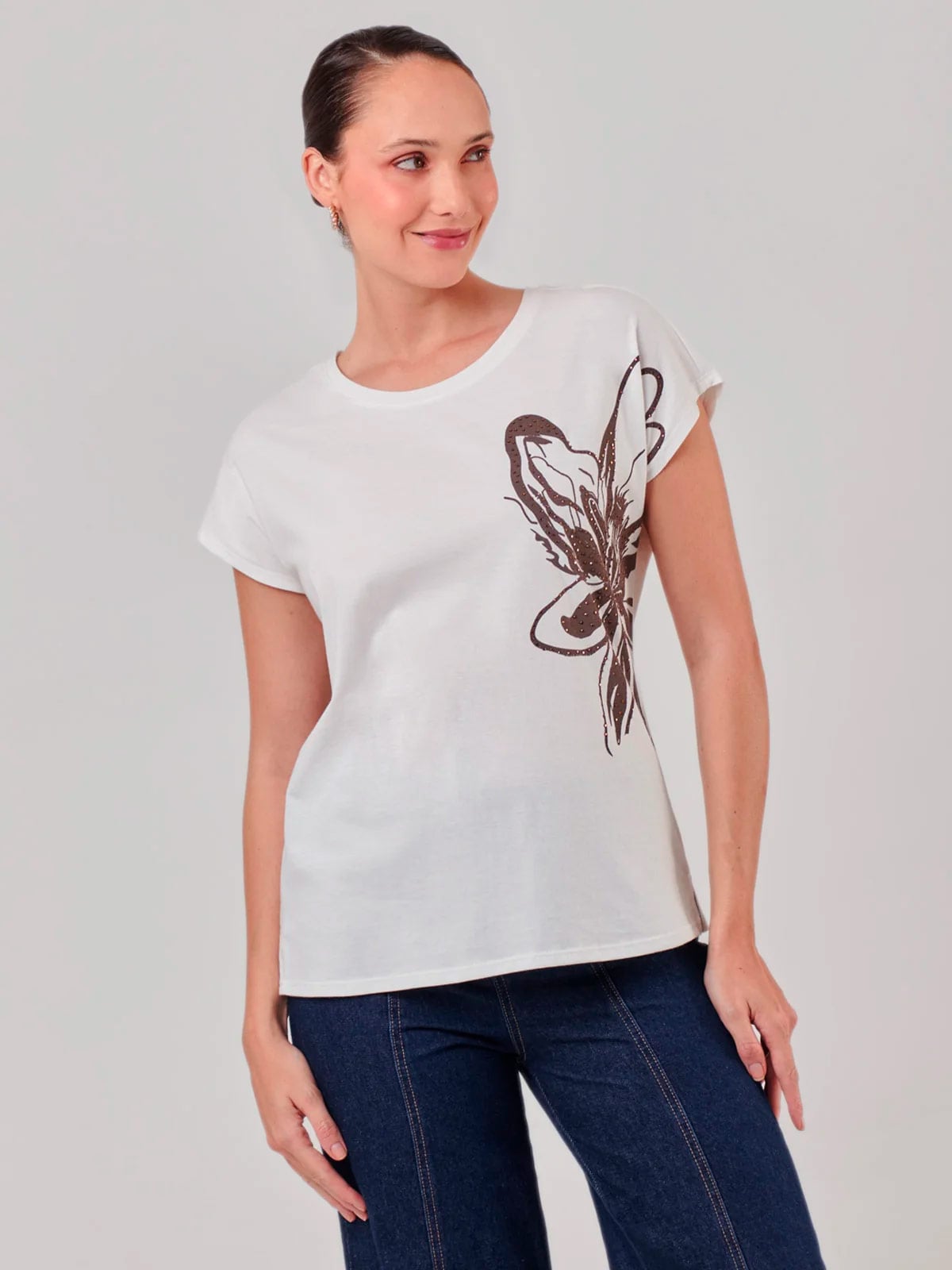 POLO MANGA CORTA ALGODÓN MUJER CACHAREL - 1