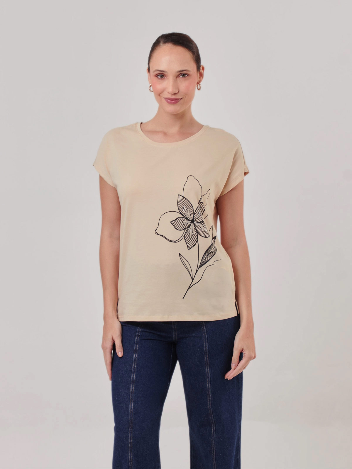 POLO MANGA CORTA ALGODÓN MUJER CACHAREL - 1