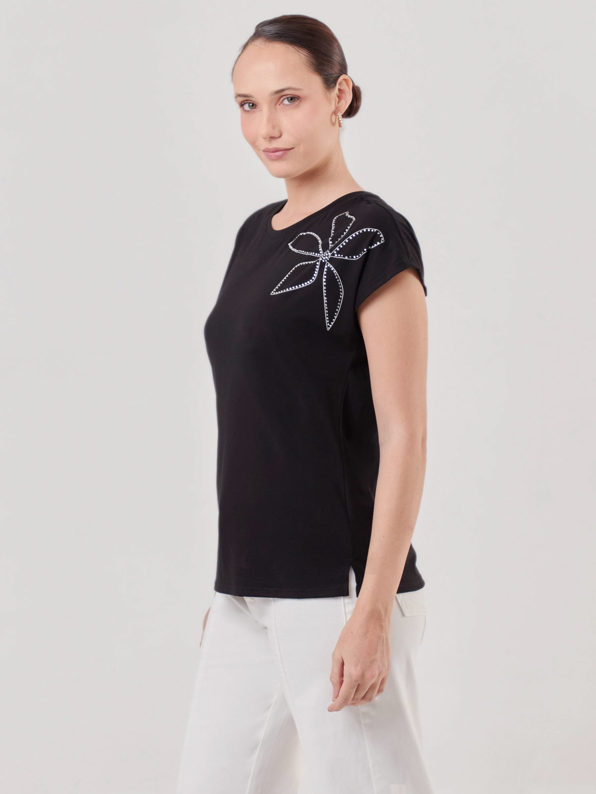 POLO MANGA CORTA ALGODÓN MUJER CACHAREL - 2