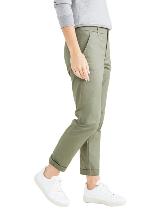 PANTALÓN SLIM MUJER DOCKERS VERDE WEEKEND CHINO - 2