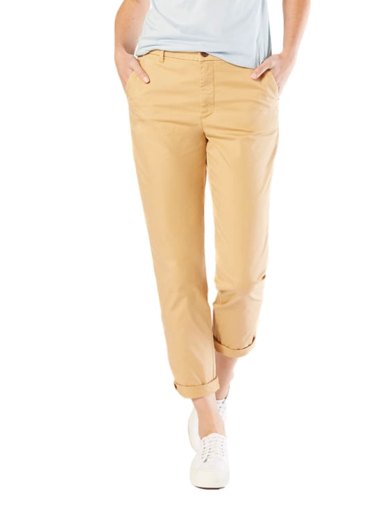 PANTALÓN SLIM MUJER DOCKERS CAQUI WEEKEND CHINO - 1