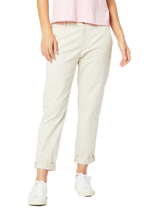 PANTALÓN SLIM MUJER DOCKERS BEIGE WEEKEND CHINO - 1