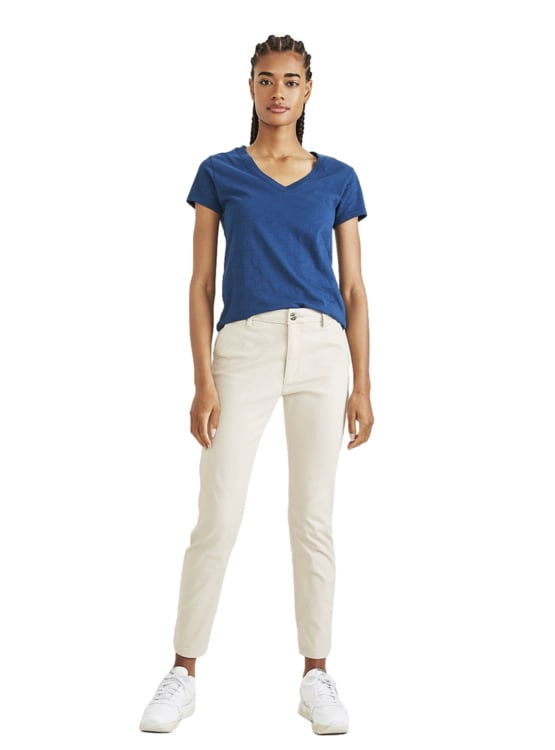 PANTALÓN SKINNY MUJER DOCKERS CREMA WEEKEND - 4