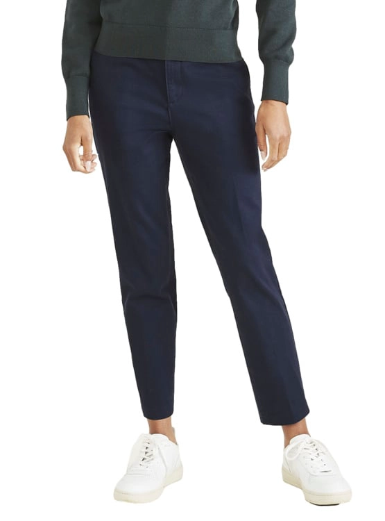 PANTALÓN SLIM MUJER DOCKERS AZUL REFINED - 1
