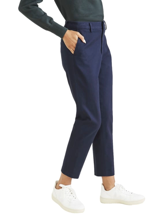 PANTALÓN SLIM MUJER DOCKERS AZUL REFINED - 2