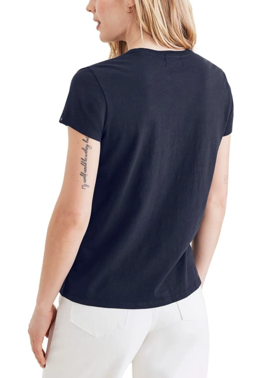 POLO MUJER DOCKERS AZUL T3 DFW GRAPHIC TEE - 3