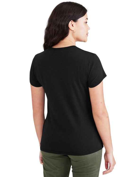 POLO MUJER DOCKERS NEGRO T3 DFW GRAPHIC TEE - 3