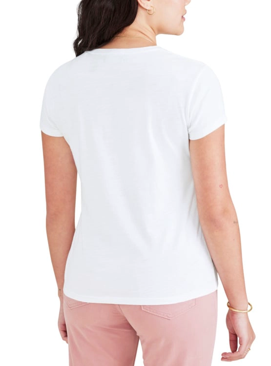 POLO MUJER DOCKERS BLANCO GRAPHIC TEE - 3