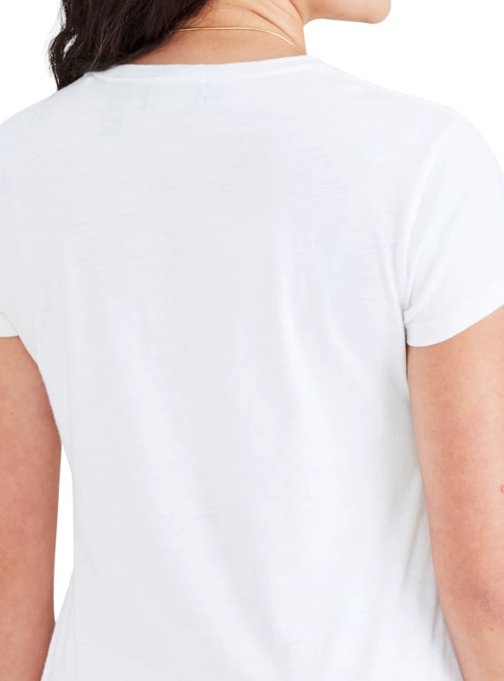 POLO MUJER DOCKERS BLANCO GRAPHIC TEE - 4