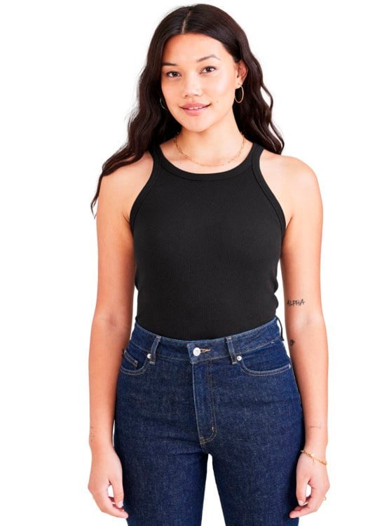POLO ALGODÓN MUJER DOCKERS NEGRO FAVORITE TANK - 1