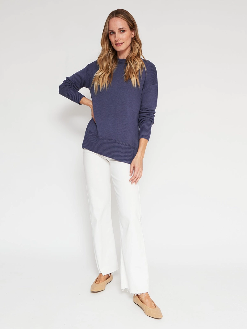 SWEATER MANGA LARGA MUJER AZIZ BOLIDO - 4