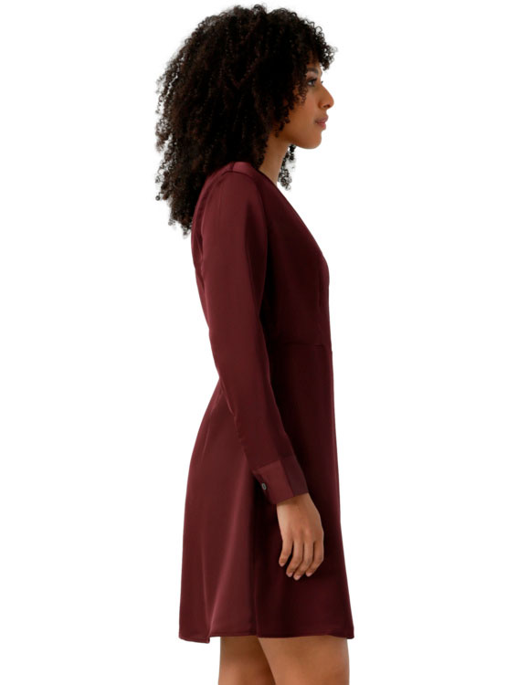 VESTIDO CORTO ALGODÓN MUJER DOCKERS MORADO MUER MIDI WRAP - 3