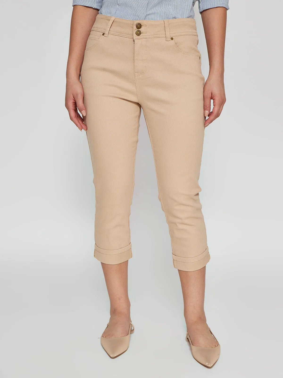 PANTALÓN MUJER AZIZ CAPRI ALEXIA-D - 2