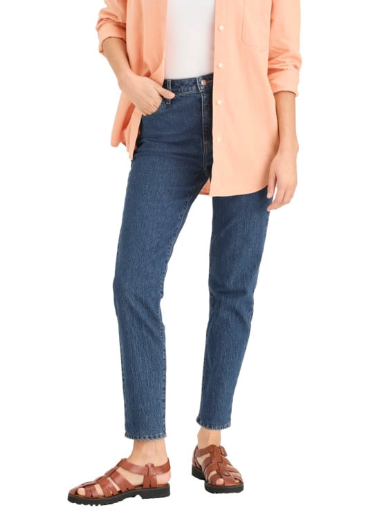 PANTALÓN SLIM MUJER DOCKERS AZUL MINNA JEANCUT - 2