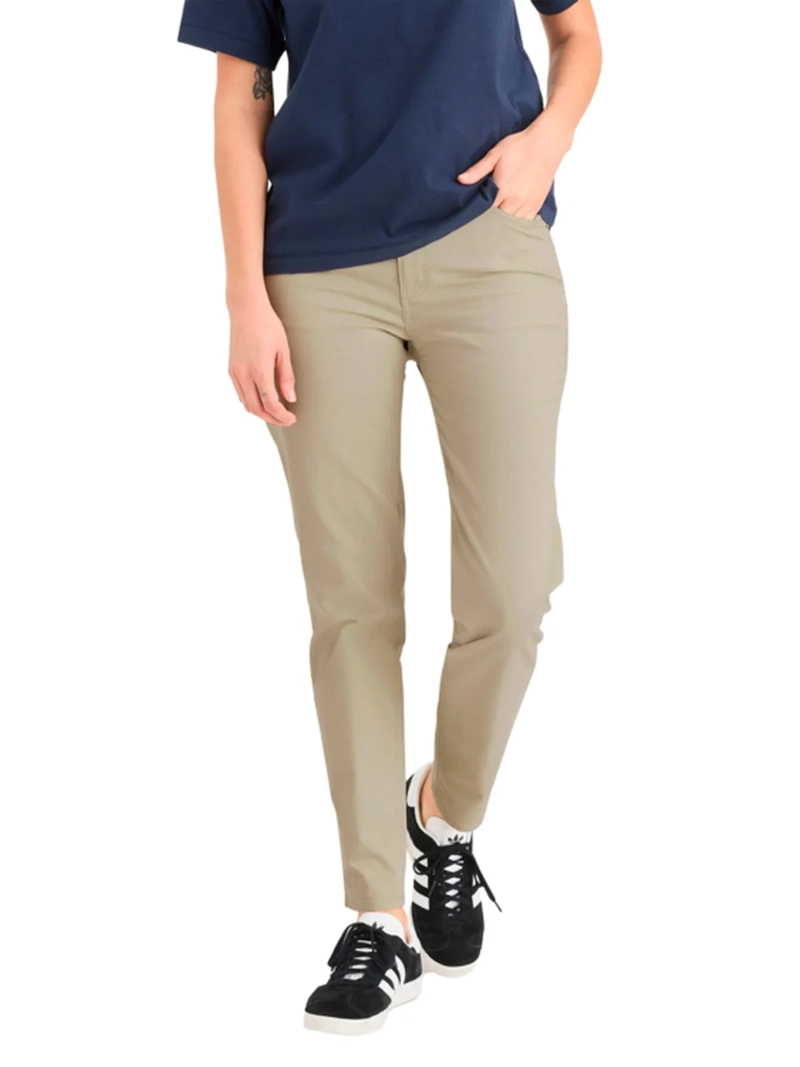 PANTALÓN ALGODÓN SLIM MUJER DOCKERS CAQUI MINNA JEANCUT - 2