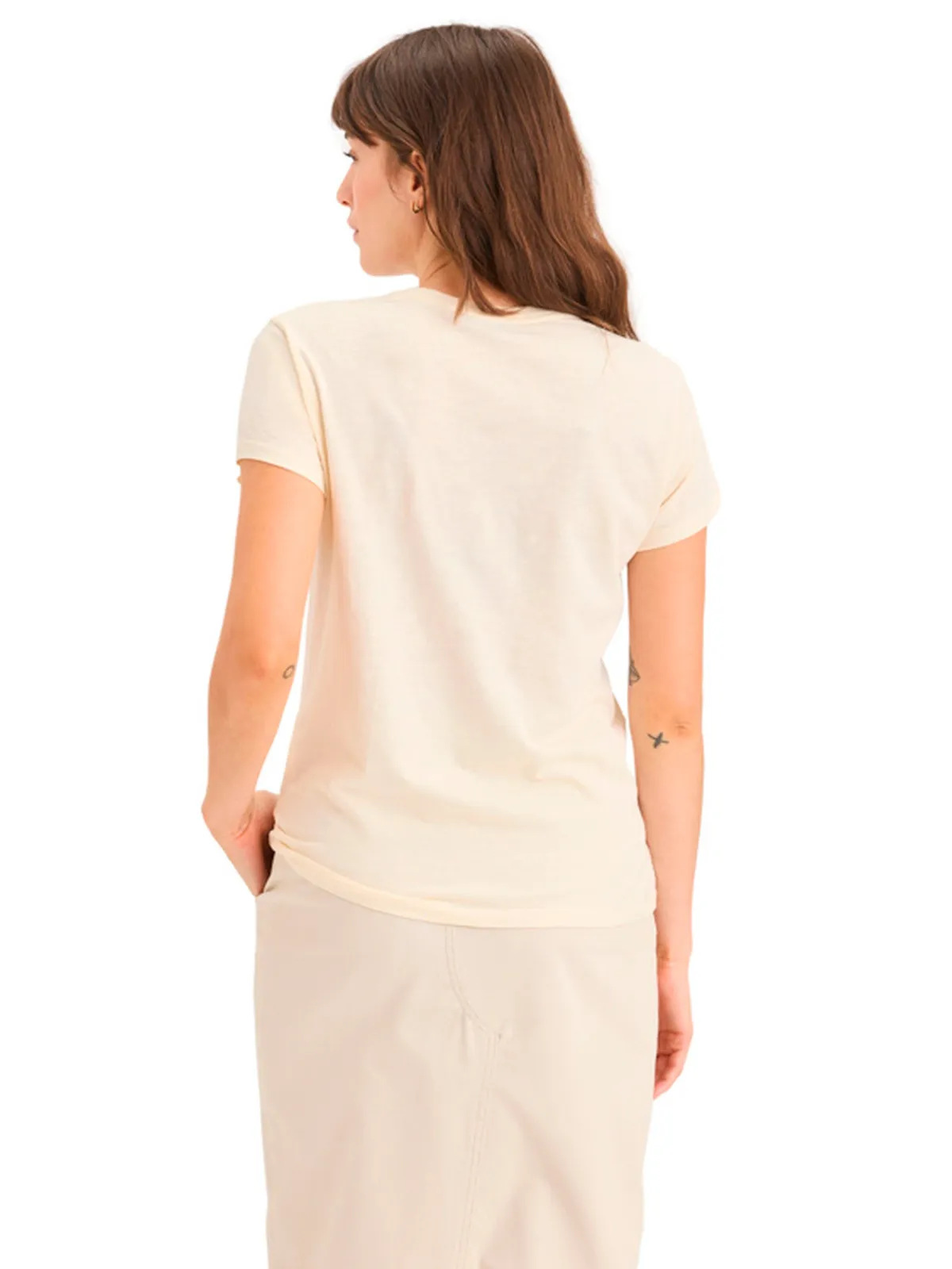 POLO MANGA CORTA ALGODÓN MUJER DOCKERS CAQUI GRAPHIC TEE - 3
