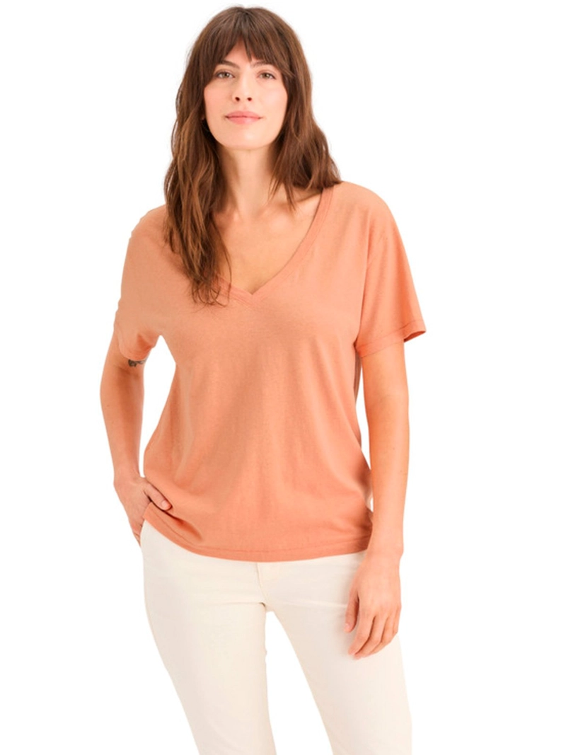 POLO ALGODÓN MUJER DOCKERS CUELLO EN V - 1