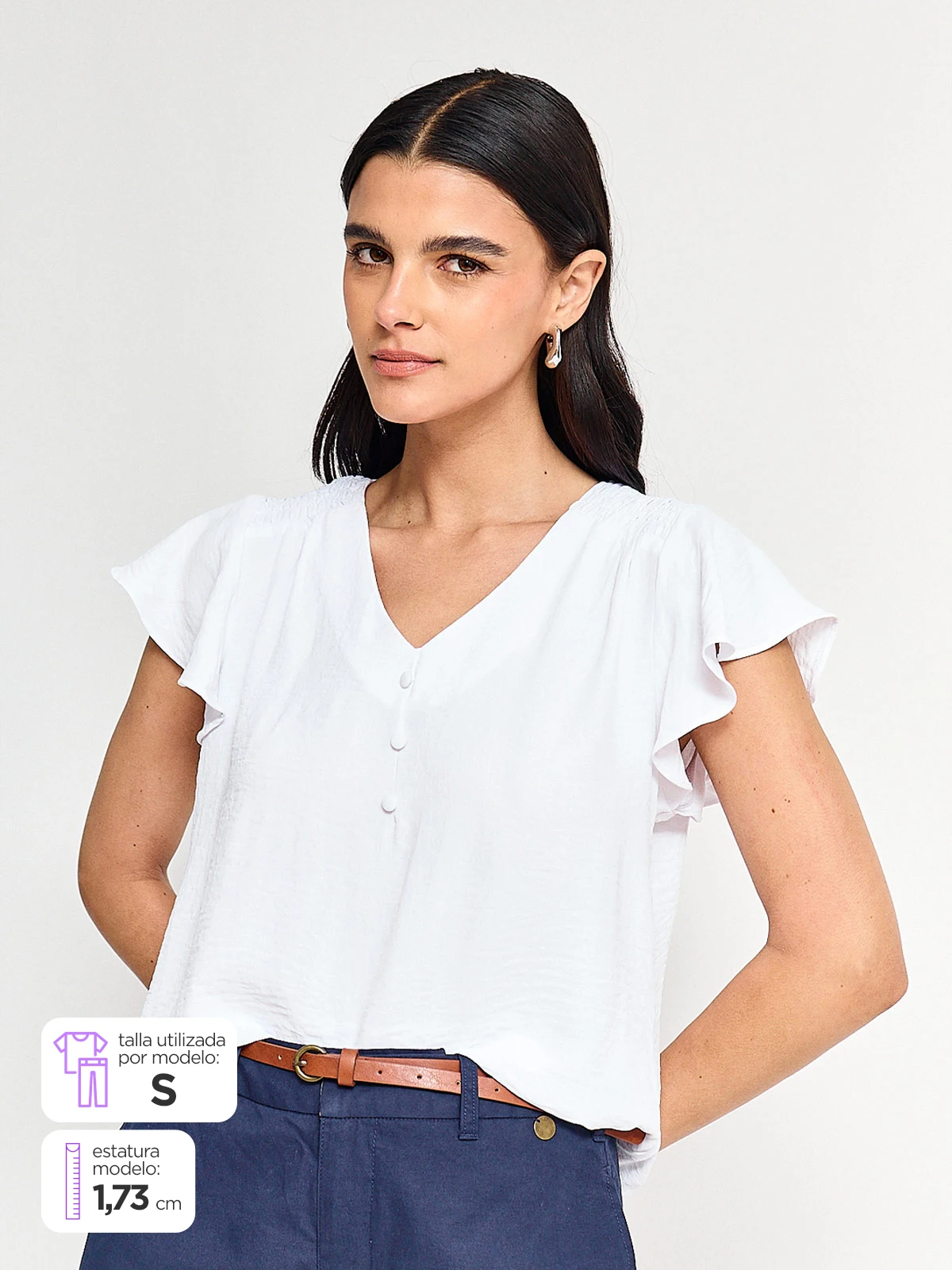 BLUSA MANGA CORTA MUJER NAVIGATA ALEXA - 1