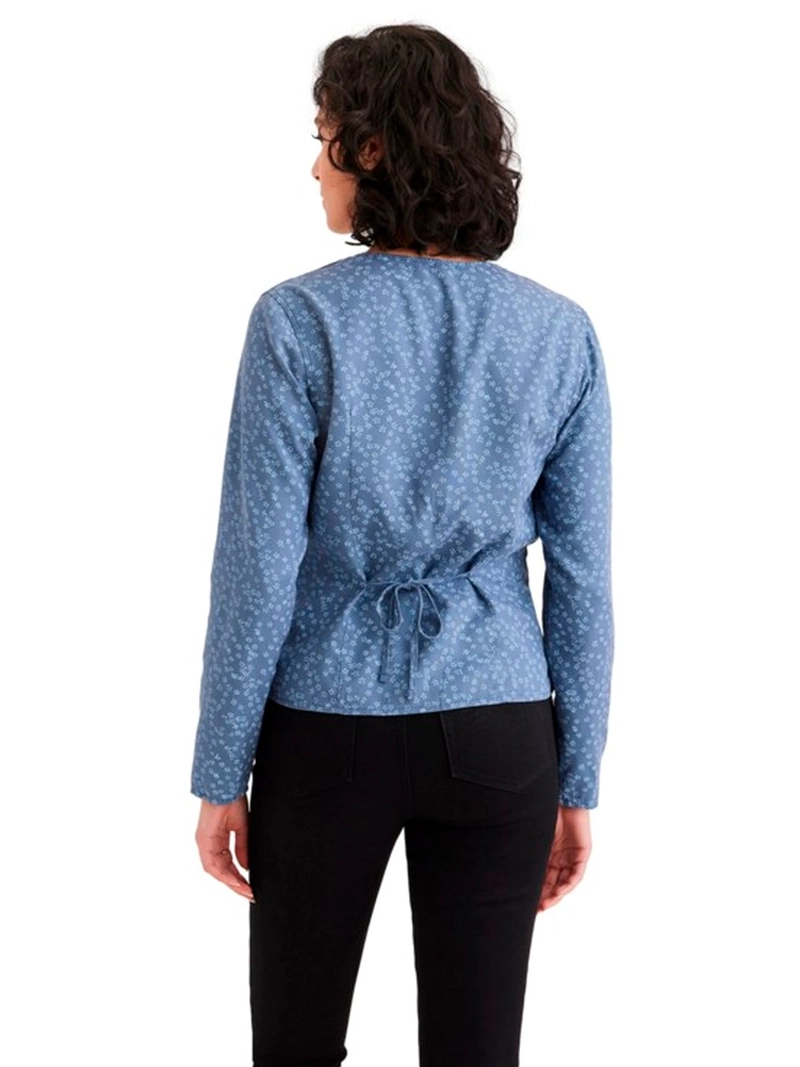 BLUSA ALGODÓN MUJER DOCKERSN SLEEVE DETAI - 2