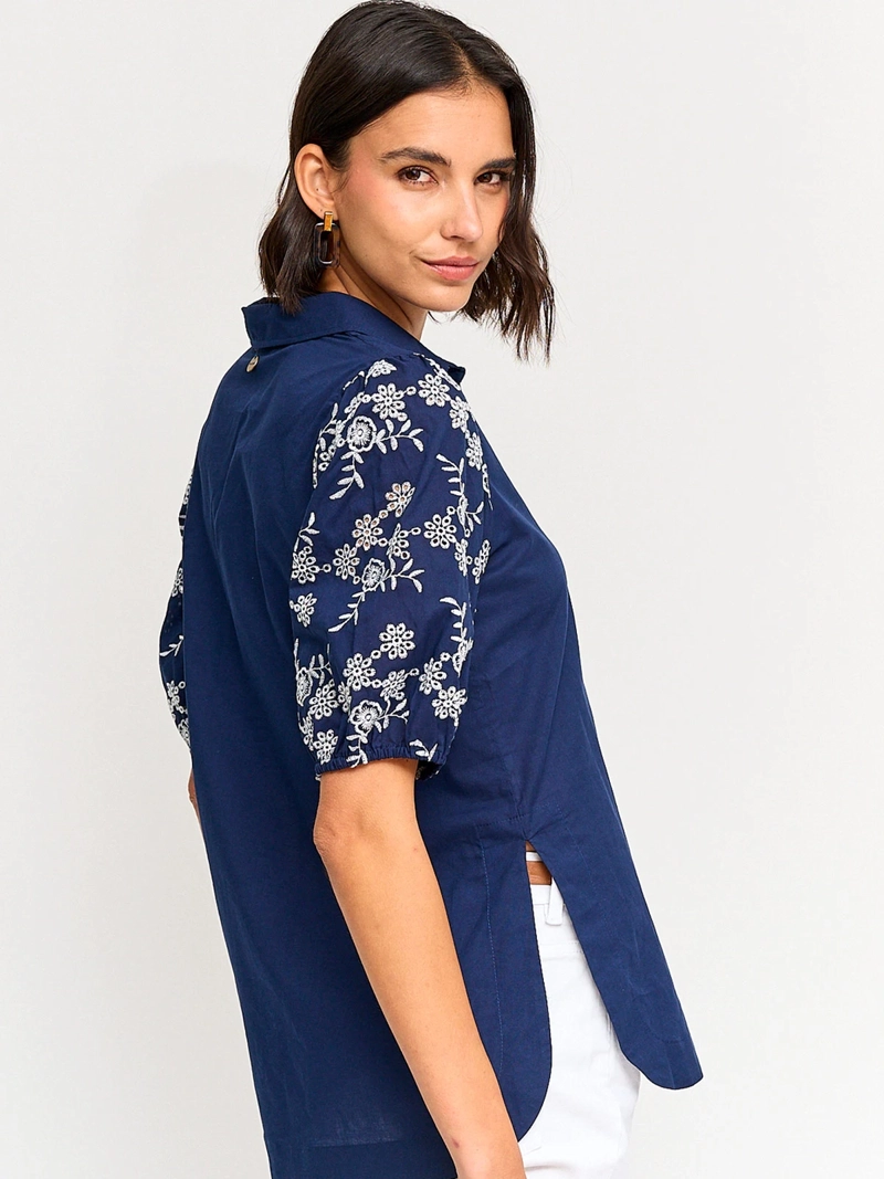 BLUSA MANGA CORTA MUJER NAVIGATA ACAMI - 2