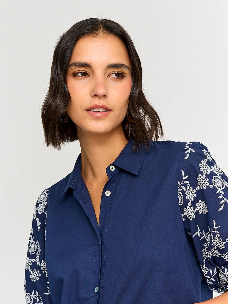 BLUSA MANGA CORTA MUJER NAVIGATA ACAMI - 3