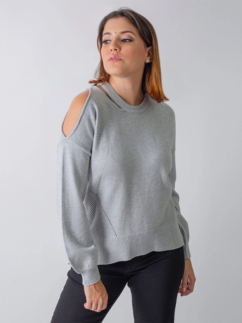 SWEATER MANGA LARGA MUJER DKNY - 3