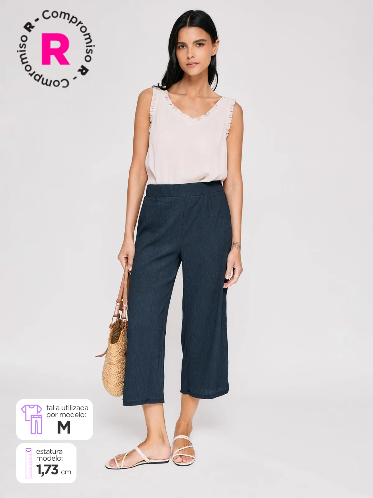PANTALÓN REGULAR MUJER AZIZ ARAYA - 1