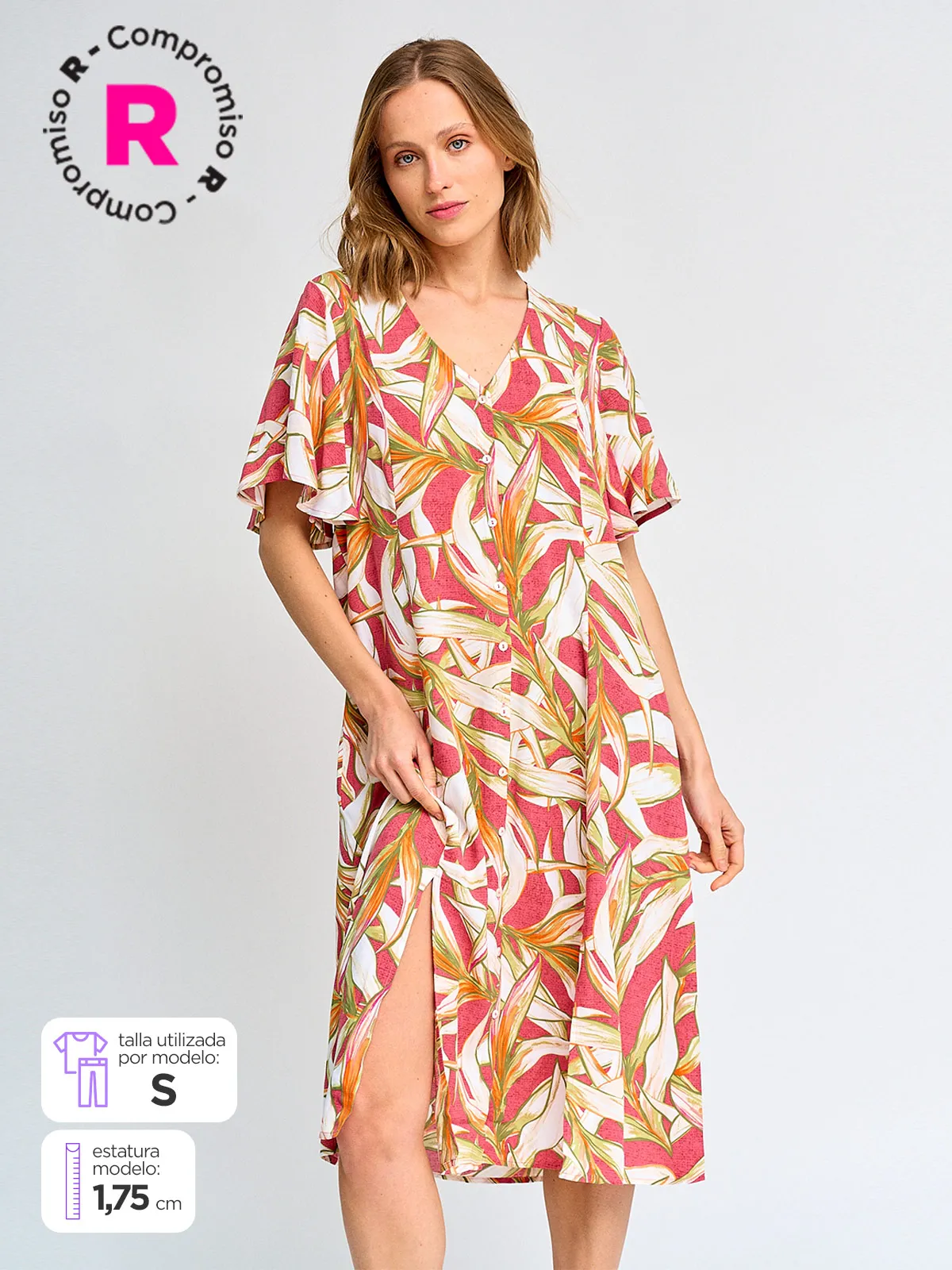 VESTIDO LARGO MUJER AZIZ ALBA - 1