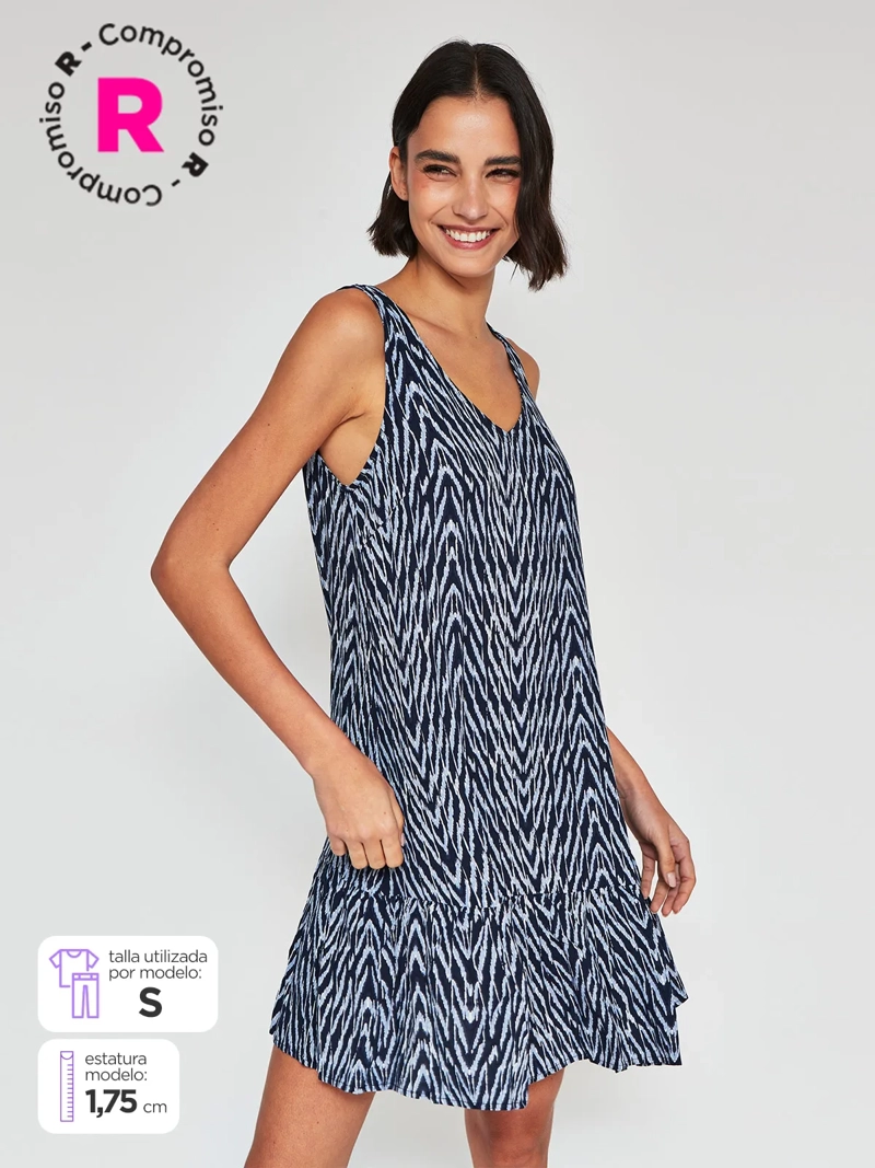VESTIDO CORTO MUJER NAVIGATA EFARRA - 1