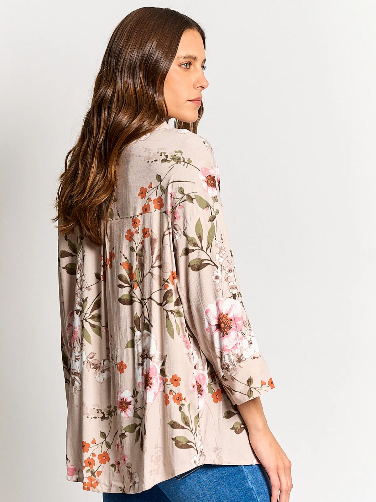 BLUSA MANGA 3/4 MUJER AZIZ FLORES - 2
