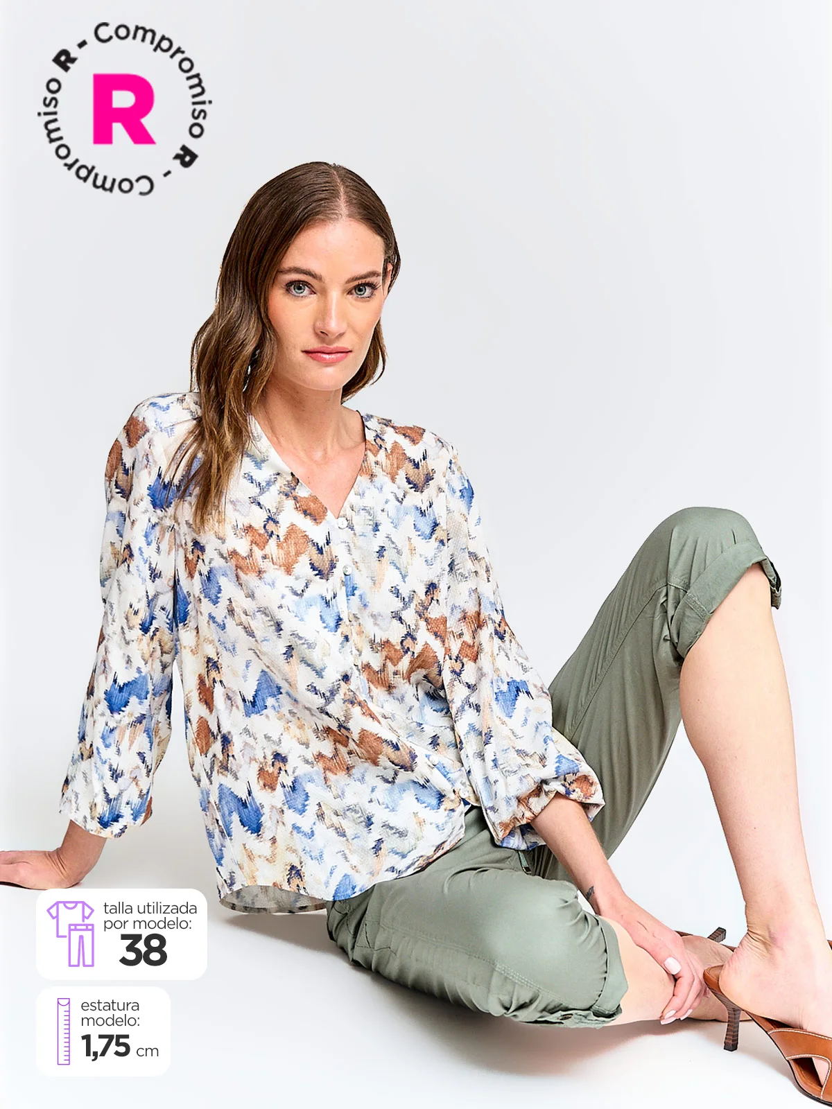 PANTALÓN MUJER AZIZ CAPRI ALIA - 1