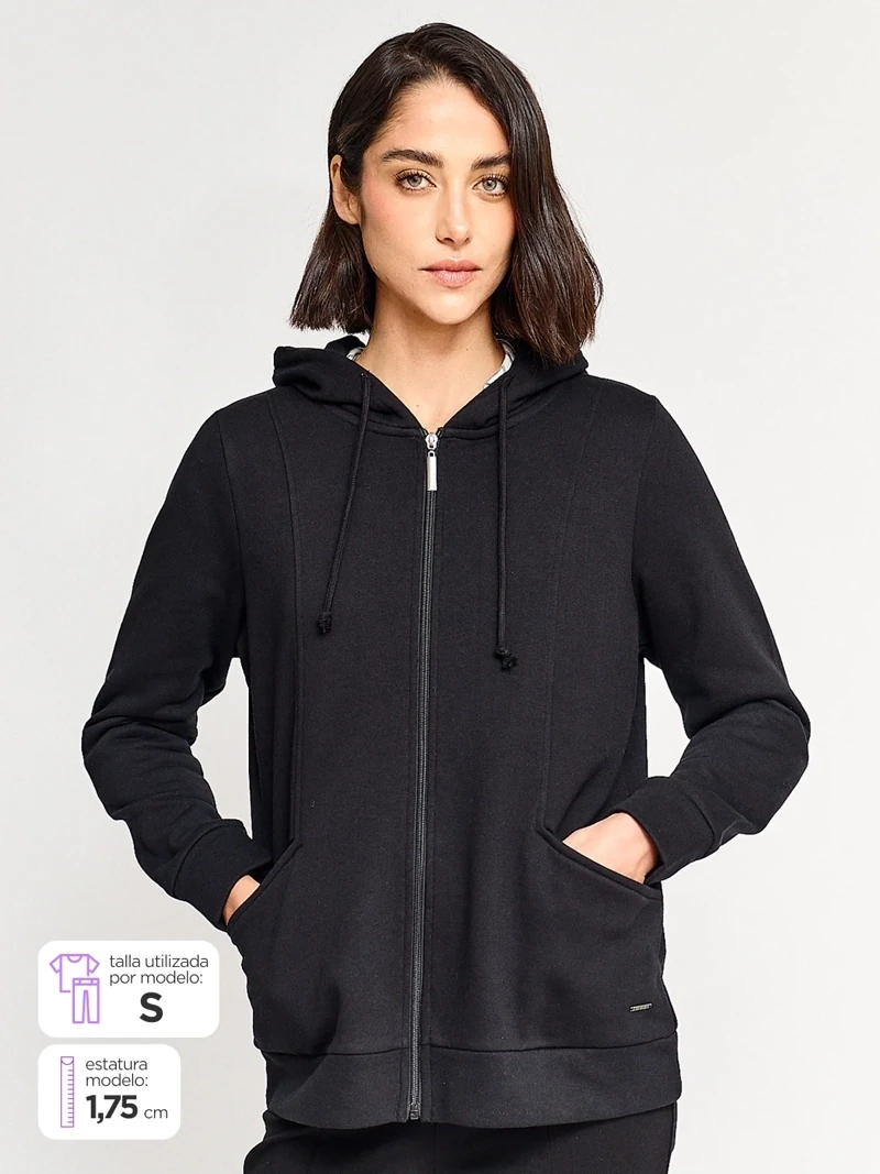 POLERA MANGA LARGA MUJER AZIZ BORRO - 1
