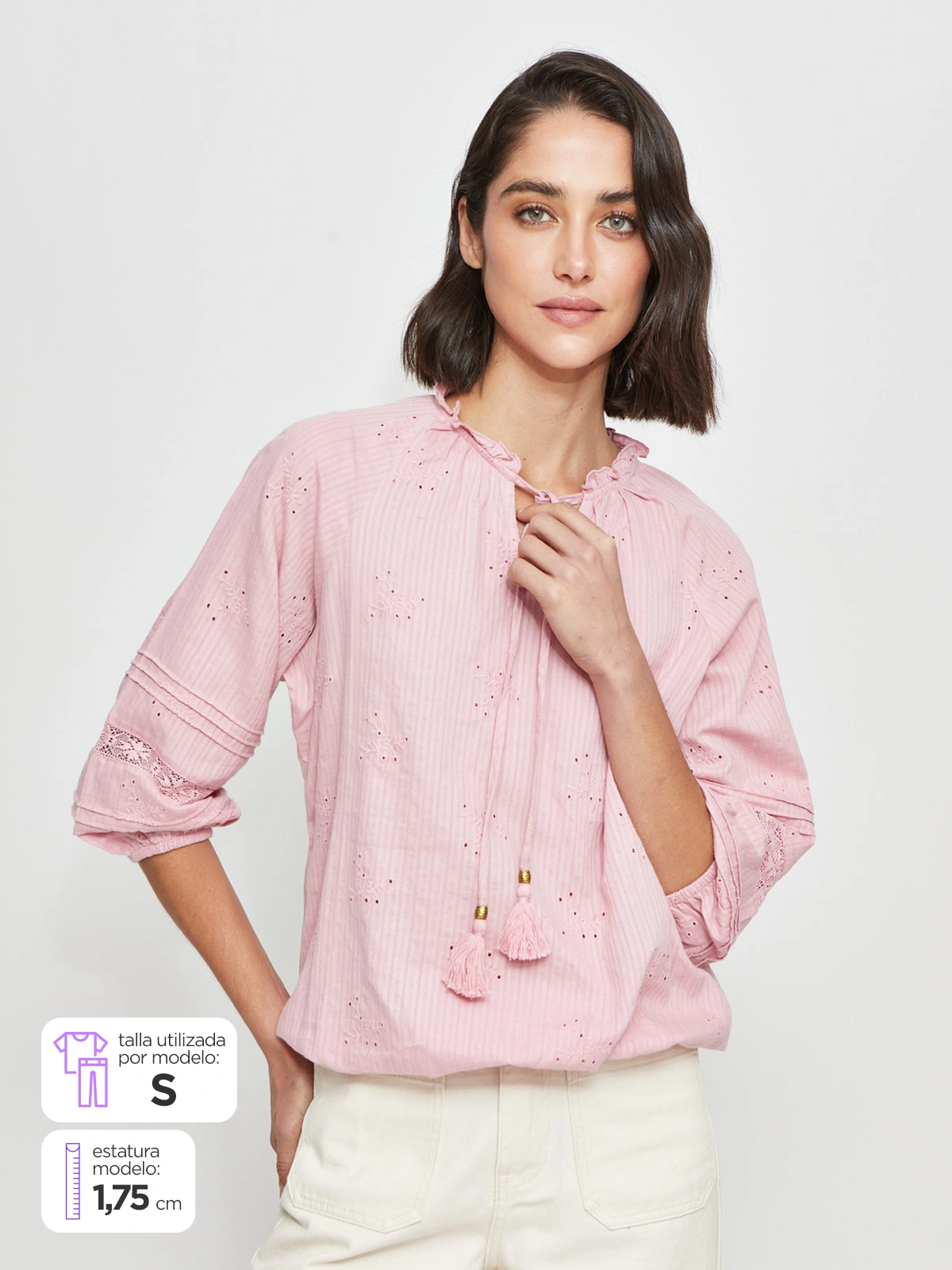 BLUSA MANGA LARGA MUJER AZIZ BERNI - 1