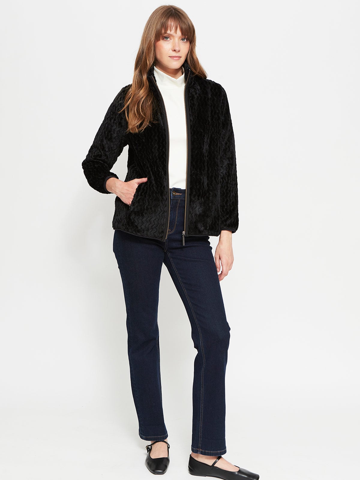 CASACA MUJER AZIZ EPLUSH - 4